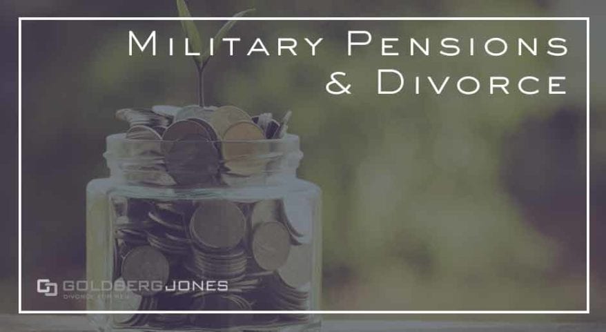 how are military pensions divided