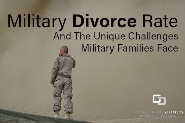 divorce rate in military