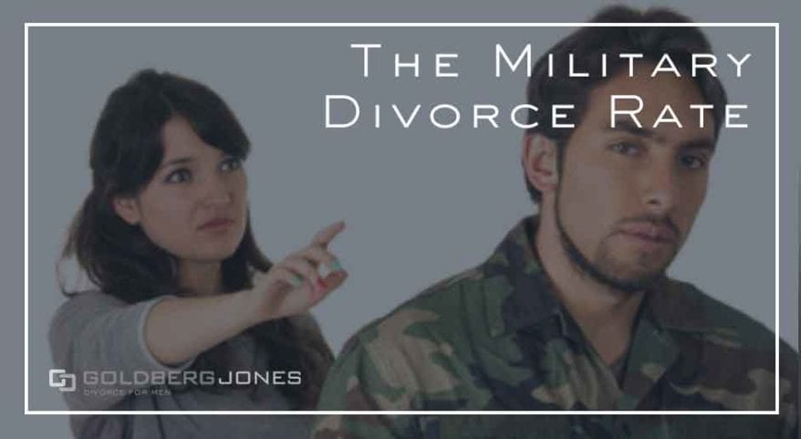 what is the divorce rate for service-members