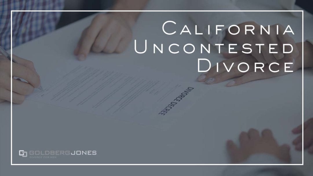 uncontested divorce in san diego california