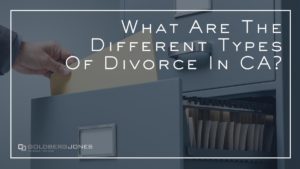 what types of divorce are there in CA
