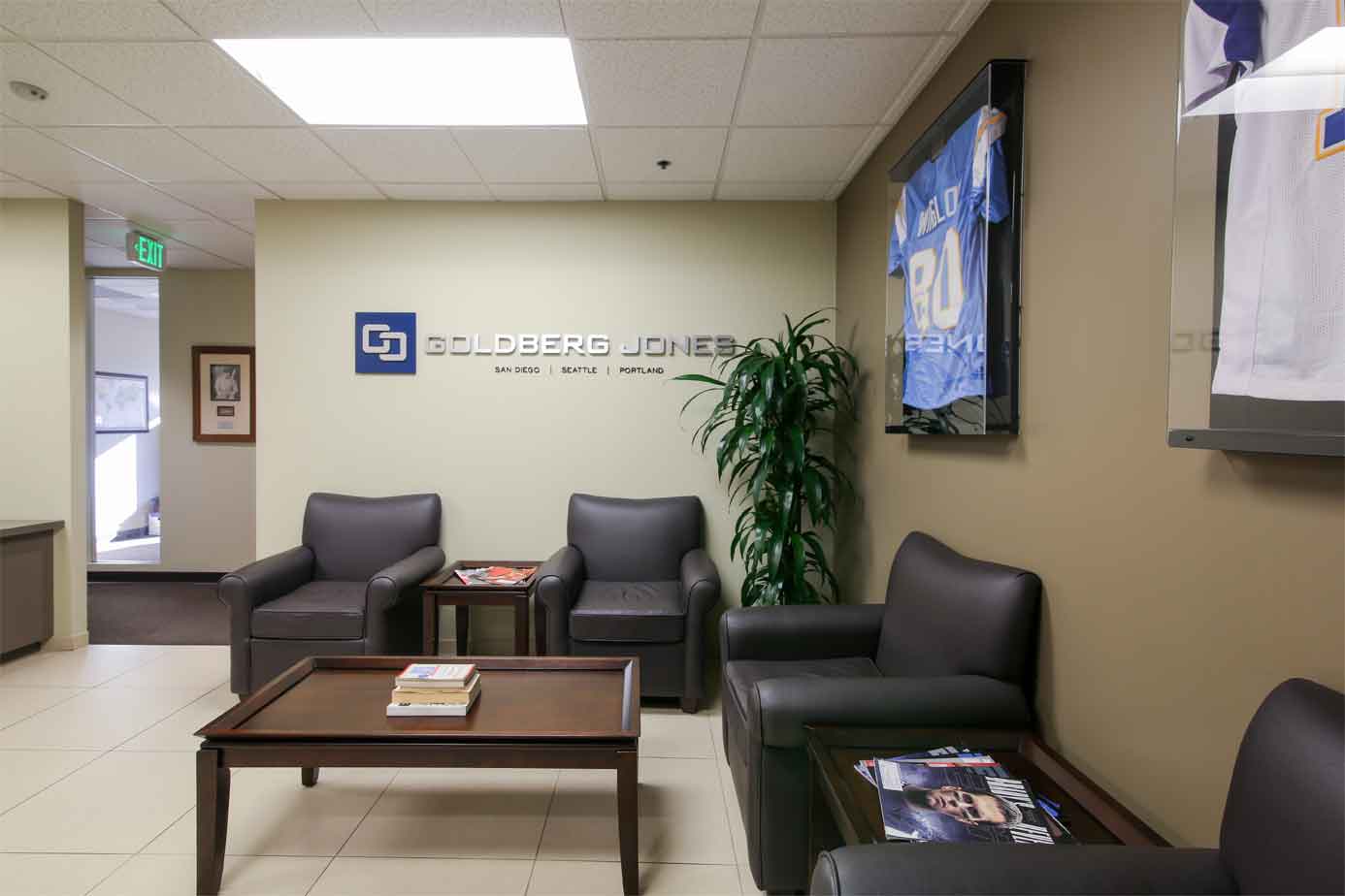 Goldberg Jones front office area