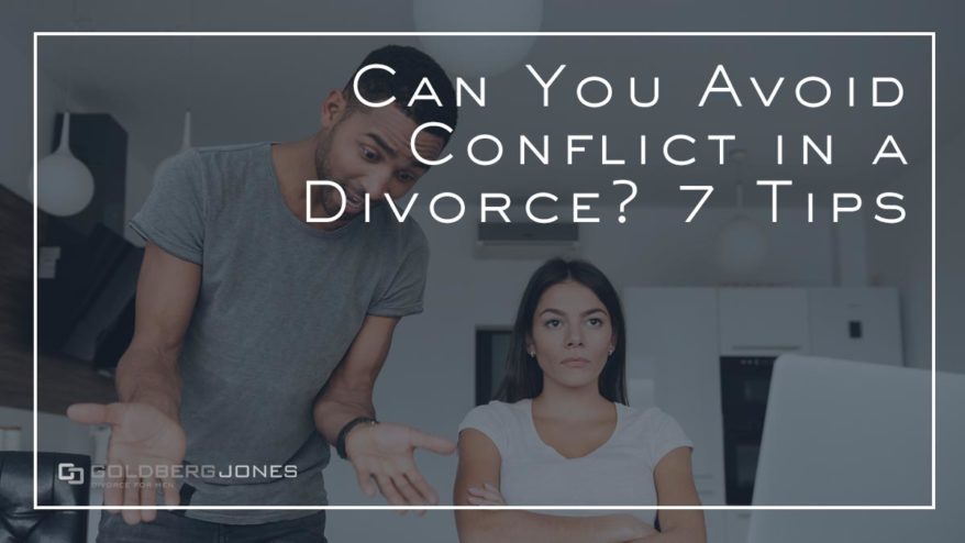 tips to avoid conflict during a divorce