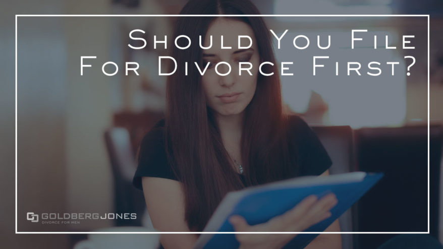 does the person who files for divorce have an advantage