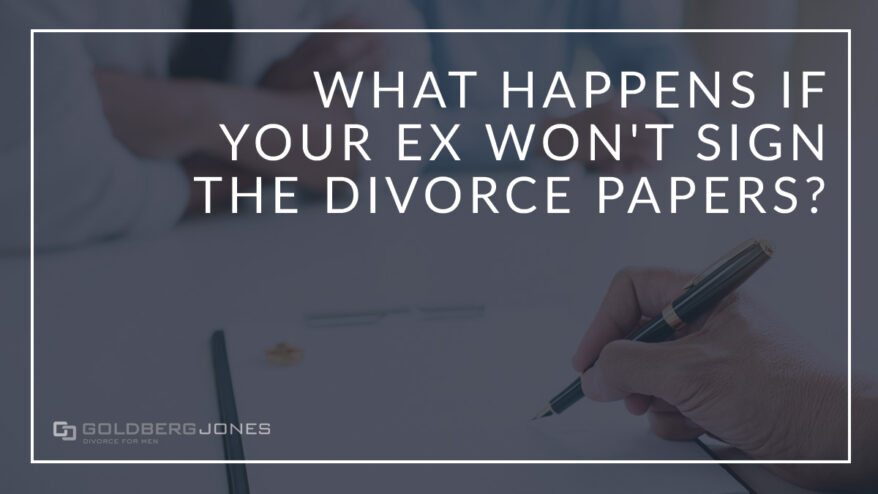 refusing to sign divorce documents