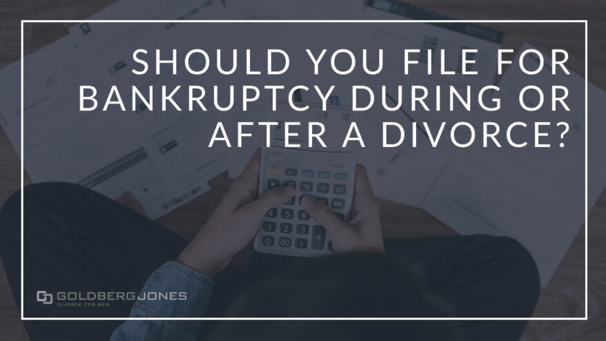 Can You File For Bankruptcy During Divorce?