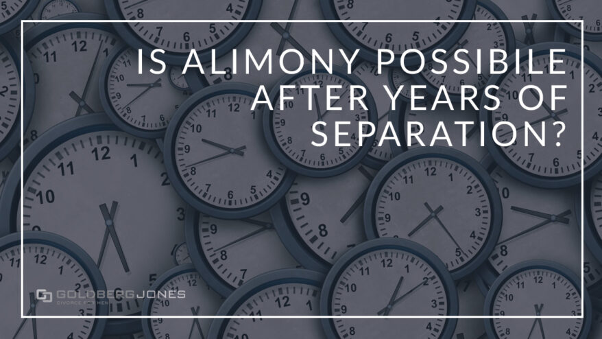 alimony after 19 years of separation